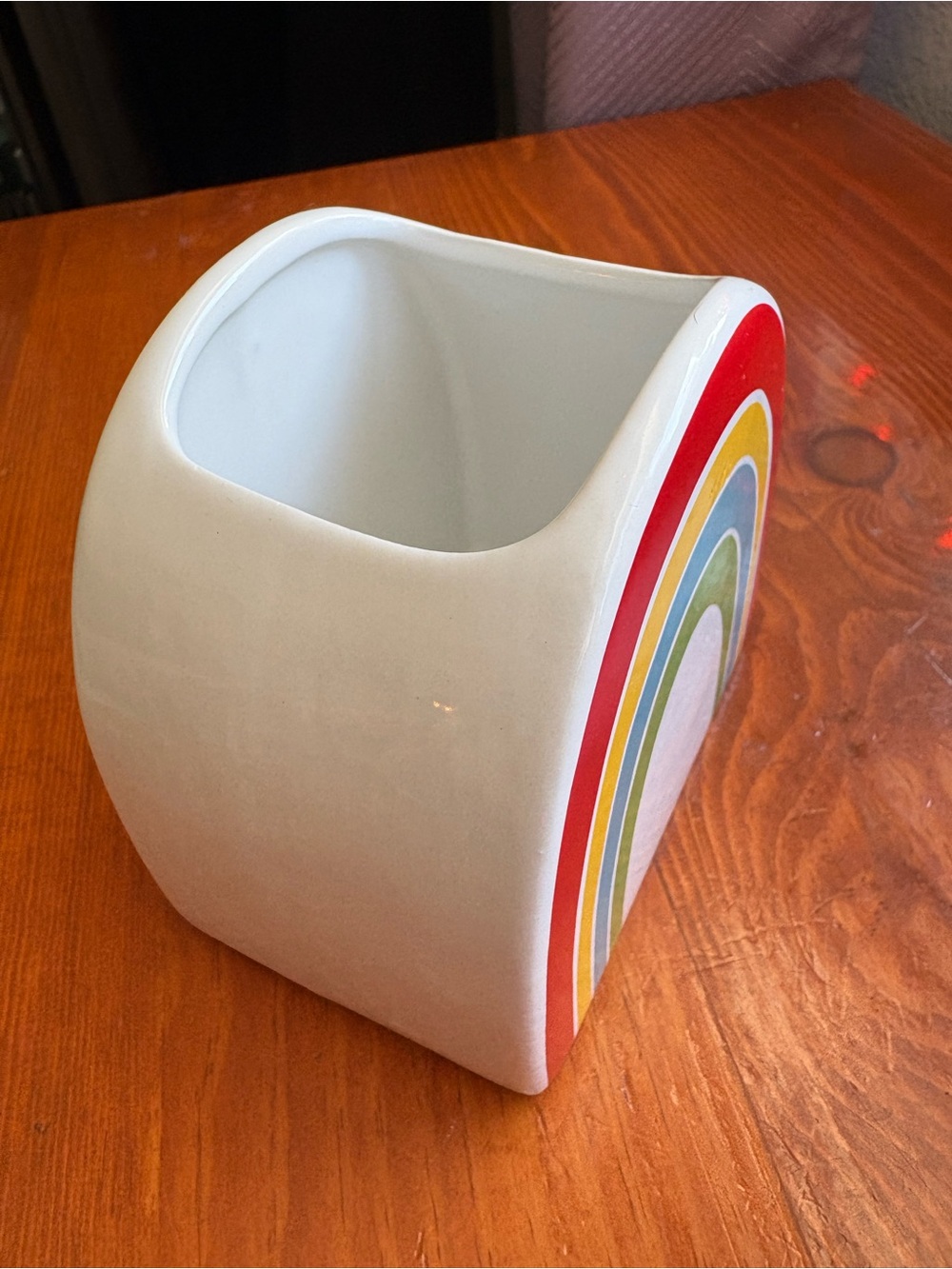 Ceramic Rainbow Container - Picture 2 of 3